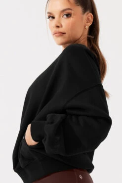 Cloud Crewneck Sweater - Black -Popflex Store CloudCrewSweater Black E1015 1449 Edit