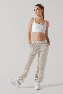 Cloud Rollover Sweatpant - Seashell 2 Cloud Rollover Sweatpant - Seashell -Popflex Store CloudSweatpants Seashell 3033 0056 Edit