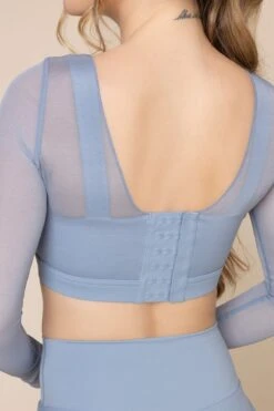 Front Page -Popflex Store CoquetteLongSleeveMeshBra Blue Storm 1032 03861
