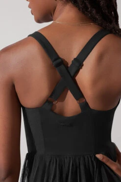 Corset Pirouette Dress - Black -Popflex Store CorsetPirouetteDress Black F1000 0128 Edit