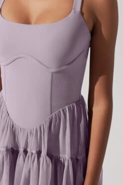 Corset Pirouette Dress - Dusty Mauve -Popflex Store CorsetPirouetteDress DustyMauve F1000 0081 Edit