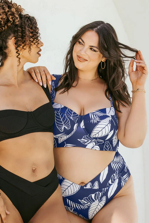 Boardwalk Bombshell Bikini Top - Blue Palm Boardwalk Bombshell Bikini Top - Blue Palm -Popflex Store Cup FabricDuo 44379 Edit 1