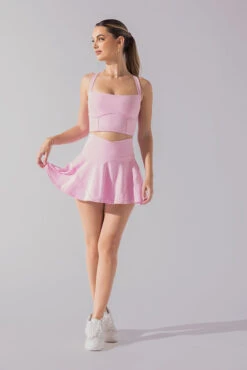 Crisscross Hourglass® Twirl Skort - Bubblegum -Popflex Store Daphne Corset Crop Top Bubblegum 1047 1794 Editcopy