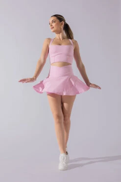 Crisscross Hourglass® Twirl Skort - Bubblegum -Popflex Store Daphne Corset Crop Top Bubblegum 1047 1834 Editcopy