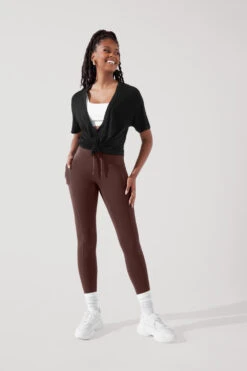 Daring Deep V Tee - Black -Popflex Store DaringDeepVTee Black B1025 0634 Edit