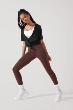 Daring Deep V Tee - Black -Popflex Store DaringDeepVTee Black B1025 0647 Edit