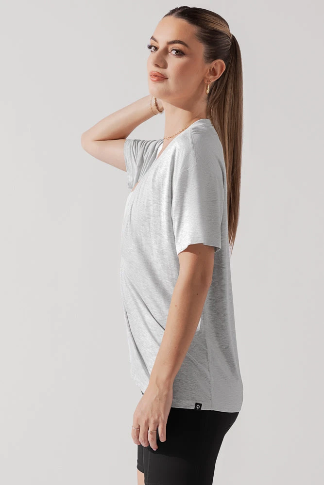 Daring Deep V Tee - Heather Grey Daring Deep V Tee - Heather Grey -Popflex Store DarlingDeepVTee HeatherGrey B1025 0035 Edit 11363b59 bbd1 408f a9f0 99e956730d80