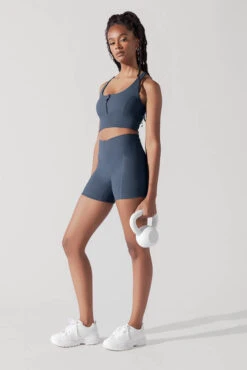 Crisscross Hourglass® Midi Shorts With Pockets (Ribbed) - Navy 6 Crisscross Hourglass® Midi Shorts With Pockets (Ribbed) - Navy -Popflex Store ENERGYRIBBEDCROPBRAWHALFZIPNAVY1012 0009 Edit 1