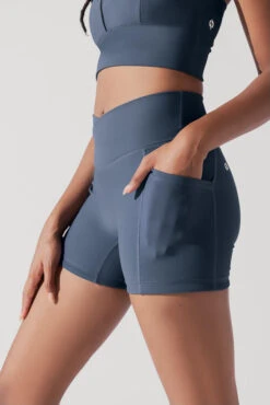 Crisscross Hourglass® Midi Shorts With Pockets (Ribbed) - Navy 3 Crisscross Hourglass® Midi Shorts With Pockets (Ribbed) - Navy -Popflex Store ENERGYRIBBEDCROPBRAWHALFZIPNAVY1012 0079 Edit 1