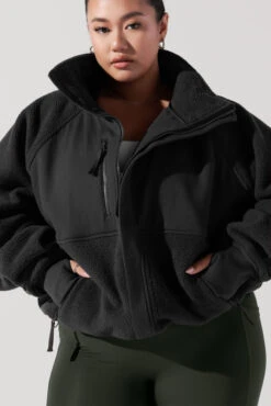 Find Your Inner Fleece Jacket - Charcoal -Popflex Store FindYourInnerFleeceJacket Charcoal 3323 Edit