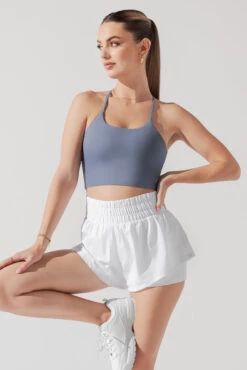 Flexy Crop Top - Blue Mist -Popflex Store FlexyCrop BlueMist A1010 0549 Edit