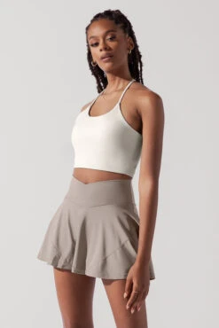 Flexy Crop Top - Cream -Popflex Store FlexyCrop Cream A1010 0058 Edit