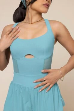 Supershort™ Runsie - Oasis -Popflex Store Headband L1009 RuffleShort Oasis 4017 02056