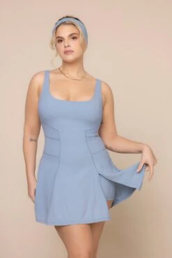 Tie-Breaker Superdress™ - Blue Storm -Popflex Store Headband L1009 Tie BreakerSuperdress BlueStorm 6045 02503