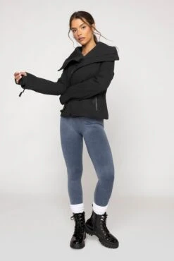 Heart Racer Moto Jacket - Black -Popflex Store HeartRacerJacket Black E1002 02425