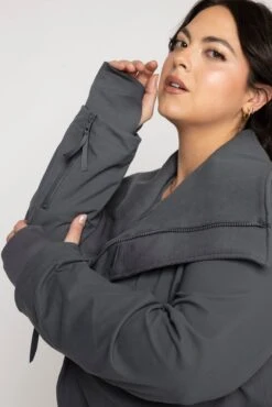 Heart Racer Moto Jacket - Raincloud -Popflex Store HeartRacerJacket Raincloud E1002 02279