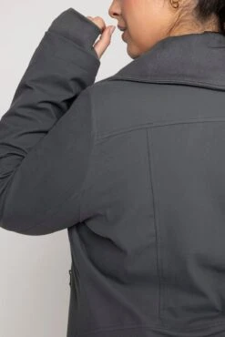 Heart Racer Moto Jacket - Raincloud -Popflex Store HeartRacerJacket Raincloud E1002 02306