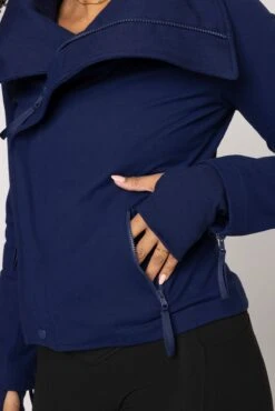 Heart Racer Moto Jacket - True Blue 4 Heart Racer Moto Jacket - True Blue -Popflex Store HeartRacerJacket TrueBlue E1002 03023