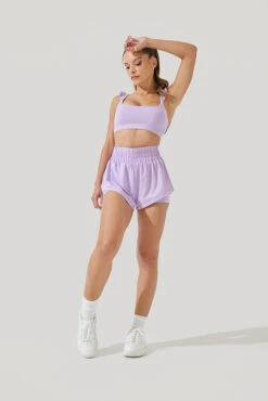 High Waisted Supershort™ - Digital Lavender 5 High Waisted Supershort™ - Digital Lavender -Popflex Store High Waisted Supershort Pastel Lilac 4012 0027