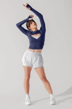 High Waisted Supershort™ - White 3 High Waisted Supershort™ - White -Popflex Store HighWaistedSupershort White4012 0004 Edit 1