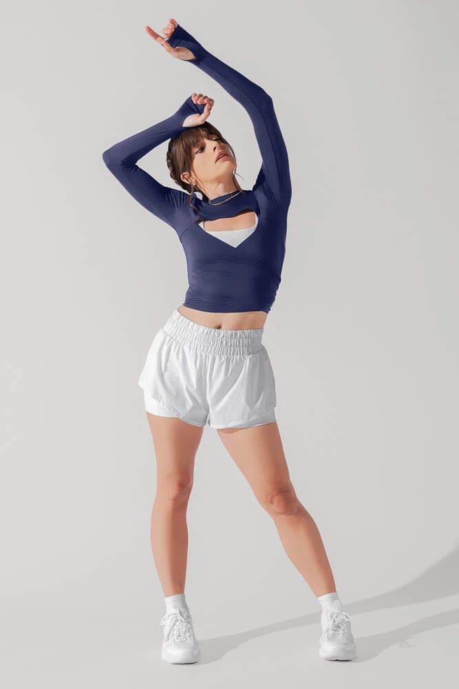 High Waisted Supershort™ - White High Waisted Supershort™ - White -Popflex Store HighWaistedSupershort White4012 0004 Edit 1