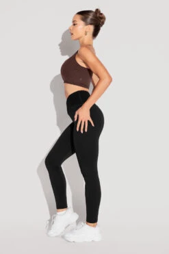 Crisscross Hourglass® Seamless Legging - Black -Popflex Store HookItUpCropTop FrenchRoast CCHGLeggings Black 0728 Edit