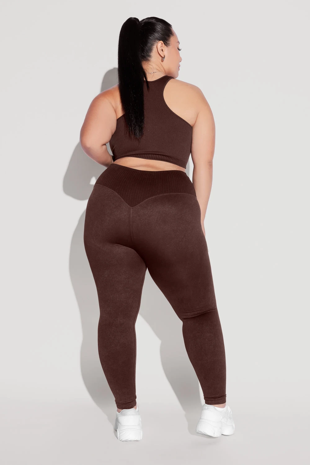 Crisscross Hourglass® Seamless Legging - French Roast Crisscross Hourglass® Seamless Legging - French Roast -Popflex Store HookItUpCropTop CCHGLeggings FrenchRoast 1959 Edit