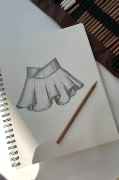 Crisscross Hourglass® Twirl Skort - Rose Grey -Popflex Store HourglassTwirlSkortsketchpopflex 5415a596 1b3f 4f93 8736 b89a55b60573