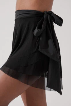 Juliet Wrap Skort - Black 6 Juliet Wrap Skort - Black -Popflex Store JulietBalletSkort Black H1009 3429 Edit