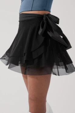 Juliet Wrap Skort - Black 3 Juliet Wrap Skort - Black -Popflex Store JulietBalletSkort Black H1009 3444 Edit