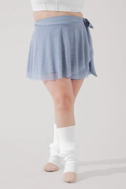 Juliet Wrap Skort - Blue Storm -Popflex Store JulietBalletSkort BlueStorm H1009 3909 Edit