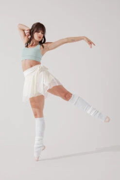 Juliet Wrap Skort - Coconut Cream -Popflex Store JulietBalletSkort CoconutCream H1009 2733 Edit