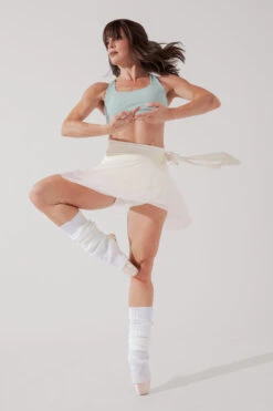 Juliet Wrap Skort - Coconut Cream -Popflex Store JulietBalletSkort CoconutCream H1009 2859 Edit