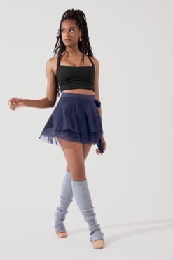 Juliet Wrap Skort - Peacoat Navy 3 Juliet Wrap Skort - Peacoat Navy -Popflex Store JulietBalletSkort PeacoatNavy H1009 3593 Edit