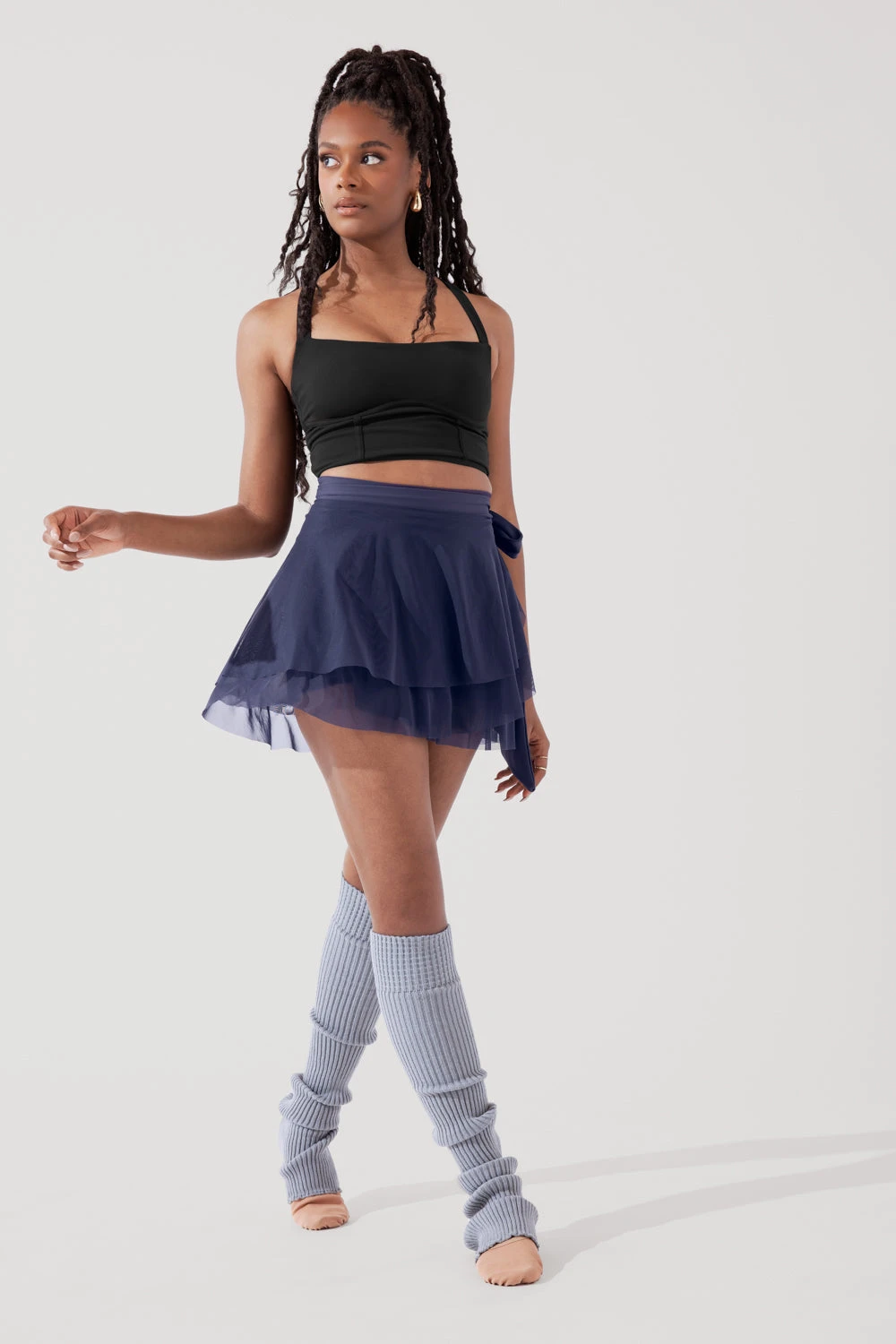 Juliet Wrap Skort - Peacoat Navy Juliet Wrap Skort - Peacoat Navy -Popflex Store JulietBalletSkort PeacoatNavy H1009 3593 Edit