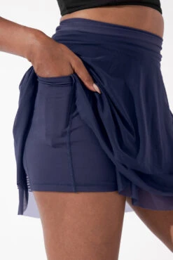 Juliet Wrap Skort - Peacoat Navy 4 Juliet Wrap Skort - Peacoat Navy -Popflex Store JulietBalletSkort PeacoatNavy H1009 3717 Edit
