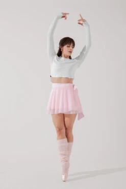 Juliet Wrap Skort - Petal Pink -Popflex Store JulietBalletSkort PetalPink H1009 3300 Edit
