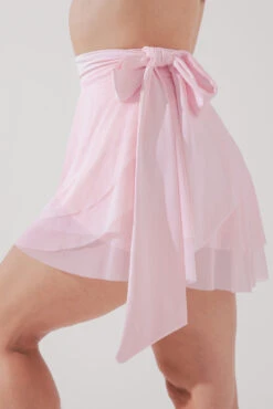 Juliet Wrap Skort - Petal Pink -Popflex Store JulietBalletSkort PetalPink H1009 3336 Edit