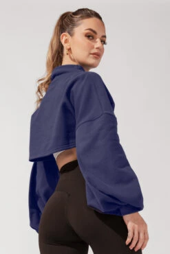 Mockneck Shruggie - Marine Navy -Popflex Store KayleeOutfit4 0492 Edit faacd086 b123 4870 85a3 43d7d9686b6c