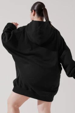 Long Cloud Hoodie - Black 8 Long Cloud Hoodie - Black -Popflex Store LongCloudHoodie Black B1002 2668 Edit