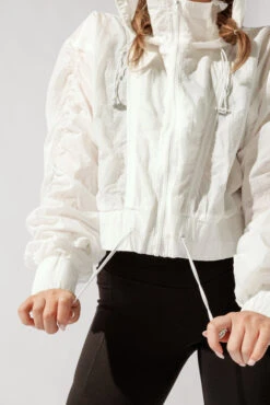 Whimsical Breeze Windbreaker - White -Popflex Store OPF1362 Edit