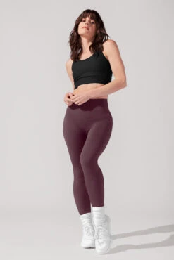 Supersculpt™ Leggings With Pockets (Pet Hair Resistant) - Pecan -Popflex Store OPF1497 Edit