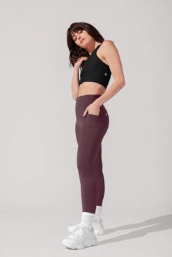 Supersculpt™ Leggings With Pockets (Pet Hair Resistant) - Pecan -Popflex Store OPF1500 Edit