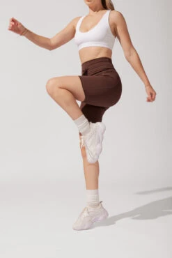 Cargo Biker Short With Pockets (Pet Hair Resistant) - Carob 3 Cargo Biker Short With Pockets (Pet Hair Resistant) - Carob -Popflex Store OPF1528