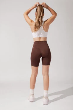 Cargo Biker Short With Pockets (Pet Hair Resistant) - Carob 6 Cargo Biker Short With Pockets (Pet Hair Resistant) - Carob -Popflex Store OPF1542