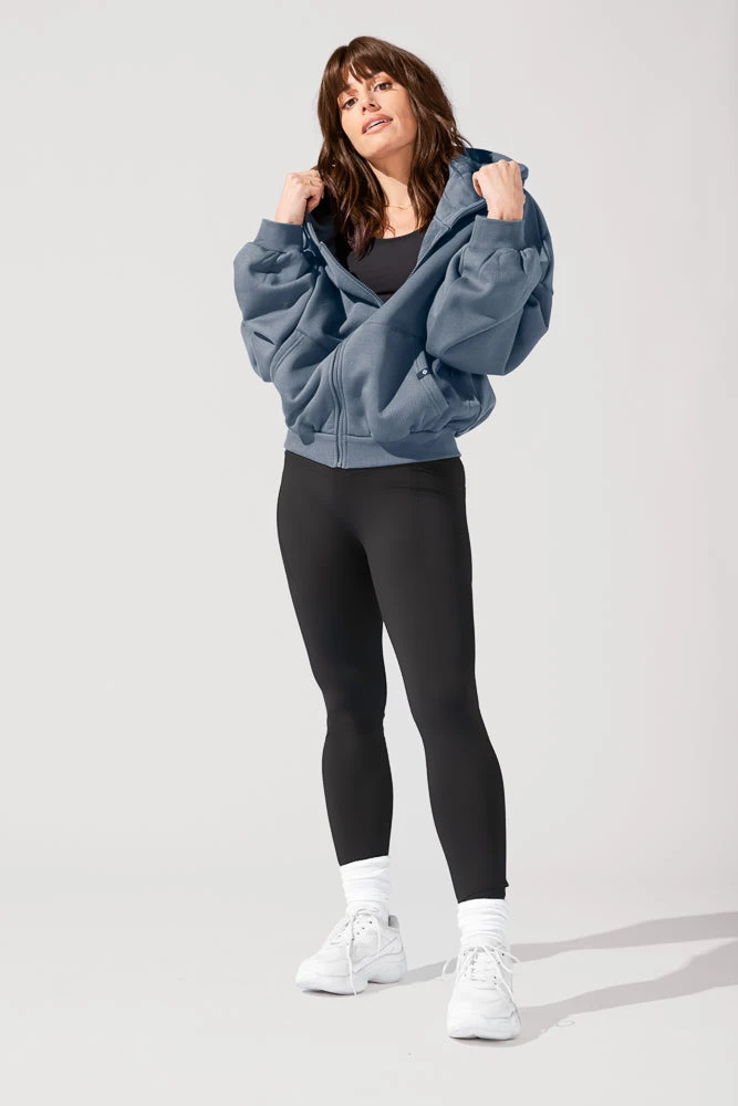 Zip Cloud Hoodie - Denim Blue Zip Cloud Hoodie - Denim Blue -Popflex Store OPF1799 Edit