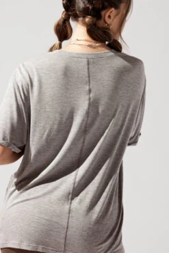 Perfect Boyfriend Tee - Heather Grey -Popflex Store OPF1840 Edit 94f8618a 480d 4531 a8a8 b86bbdef078e