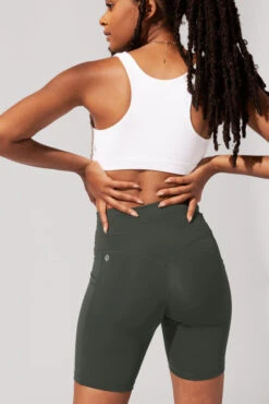 Cargo Biker Short With Pockets (Pet Hair Resistant) - Forestwood 3 Cargo Biker Short With Pockets (Pet Hair Resistant) - Forestwood -Popflex Store OPF2254