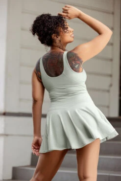 Twirl Dress - Moss -Popflex Store OPF2427 Edit ec8ce2c5 a36a 426a b56f 0f1a37a225fa