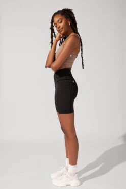 Crisscross Hourglass® Biker Short - Black -Popflex Store OPF2705 Edit 467d8d64 07cc 4667 9ced 200ab13e6c63